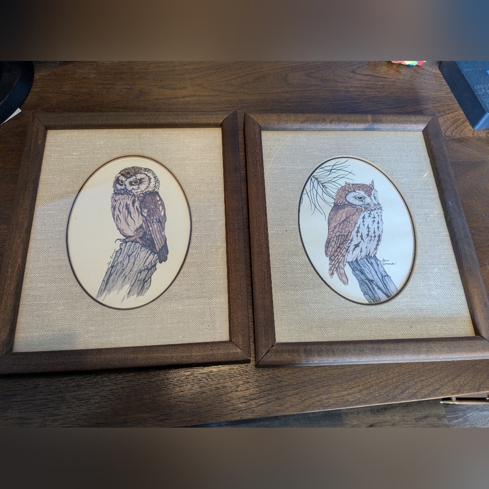Vintage Owl Prints
